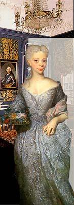 Amalia of Orange-Nassau in the Prinsessehof dining room
