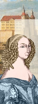 Anna de Coligny near Mmpelgard castle