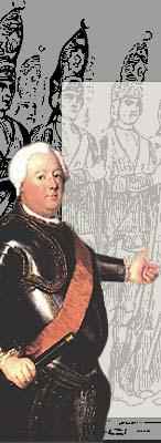Frederick William I and his giant grenadeers